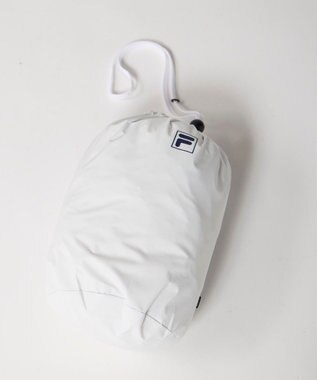FILA GOLF／marie claire 【FILA GOLF】 収納袋付きレインウェア上下セット ホワイト