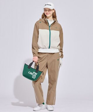 PW CIRCULUS 【花粉がつきにくい】【WOMEN】スプリングジャケット ゴルフウェア レディース ベージュ系