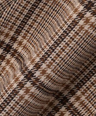 組曲 KIDS 【110-140㎝】レディチェック ワンピース ブラウン