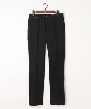 JOSEPH ABBOUD 【人気】ウエストも伸びる！ 定番 オーガニックストレッチパンツ ブラック系