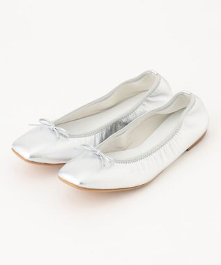 23区 【Oggi4月号掲載】ソフト バレエシューズ シルバー系