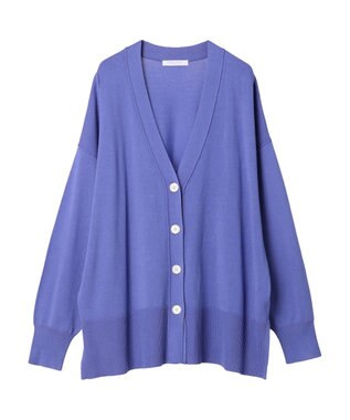 Green Parks 洗える　ミドル丈カーディガン Purple