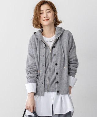 【見上愛さん着用/STORY掲載】ピュアカシミヤ クルーネック カーディガン