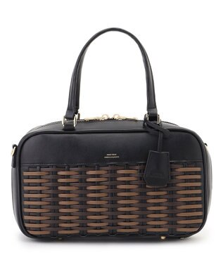 23区 【先行予約】バスケットメッシュ ボストンバッグ ブラック系