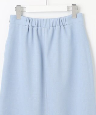 Feroux 【洗える】フラップナロー スカート スカイブルー系
