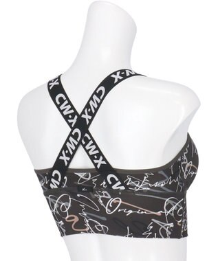 CW-X 【WOMEN】 スポーツゆれケアブラ 【スポーツ時のゆれからバストを守る】 吸汗速乾（本体） HTY021 /ワコール ダークブラウン