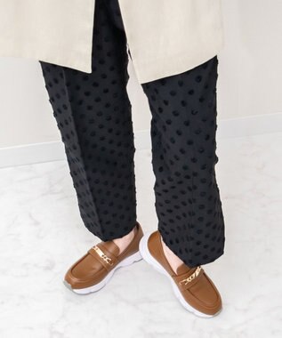 Bridget Birkin 【PARADIS COULEUR】メタルチェーンローファースニーカー ブラウン