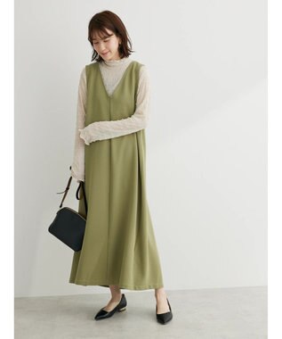 Green Parks ・ＲＡＹ　ＣＡＳＳＩＮ　Ｖネックジャンスカ Khaki