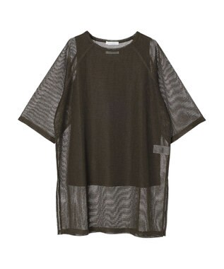 Green Parks ＳＥＴ２点メッシュラグランチュニック Khaki