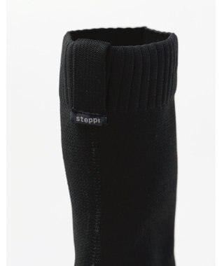 steppi 【洗える】撥水 ストレッチブーツ ブラック