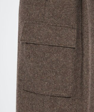 uncrave ネップツイード スカート（uncrave WHITE） ネップブラウン