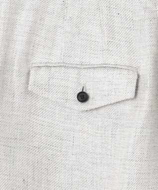 ICB 【日本製】トリアセリネンシャイニーツイル ワイドパンツ ライトグレー系