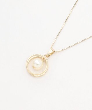  パールリングネックレス