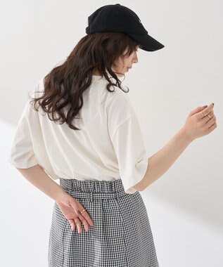 earth music&ecology 【接触冷感/洗濯機可】ＦＲＵＩＴＳ　ＤＥ　ＳＡＩＳＯＮショートＴ Off White