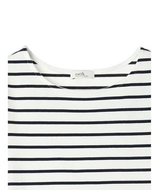 earth music&ecology タックスリーブＴ Border