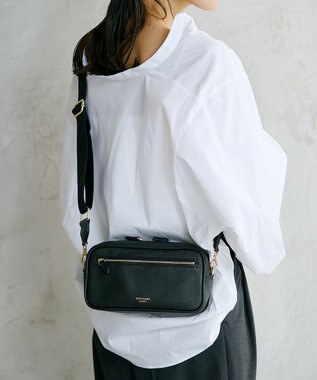 TOPKAPI 【TREASURE TOPKAPI】シュリンクレザー スクエア 2way ショルダー バッグ