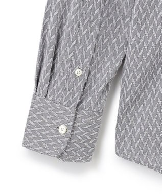 JOSEPH HOMME アロージャガードストレッチ ウイングカラーシャツ ライトグレー系