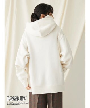 CRAFT STANDARD BOUTIQUE ＰＥＡＮＵＴＳ裏起毛スウェットパーカー Ivory