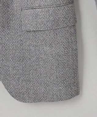 GOTAIRIKU 【DELFINO】ナポリジオメトリックツイード ジャケット_グレー ライトグレー系8