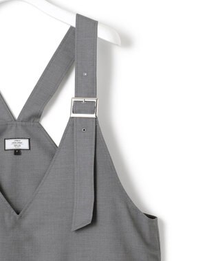 J.PRESS YORK STREET 【WOMEN】ジャンバースカート ライトグレー系