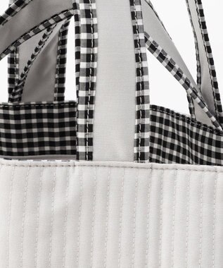 J.PRESS LADIES 【WEB限定・リバーシブル】キルティング トートバッグ 【WEB限定】グレー系