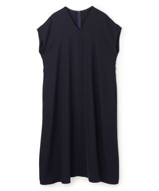 BEIGE， VIRGILE / Vネックリラックスワンピース Navy