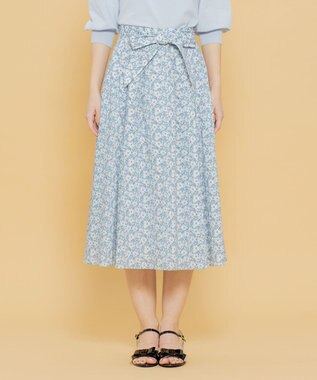 TOCCA 【LIBERTY社オリジナル素材】【洗える！】FLORAL STORY スカート ブルー系5