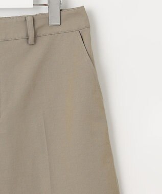 J.PRESS LADIES S 【洗える・吸水速乾】コットン麻シェルドライ クロップド パンツ カーキ系