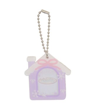 WEGO 【痛バ＆推し活ITEM】スノーハウスIDフォトケースキーホルダー ライトパープル