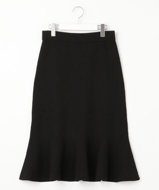 自由区 【洗える/セット着用可】レーヨンポリエステルスムース スカート ミッドナイト