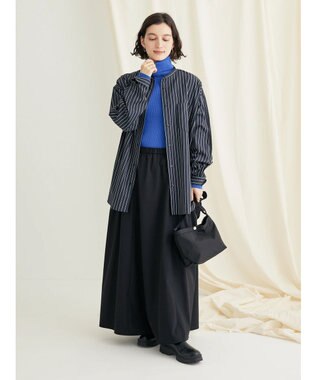 CRAFT STANDARD BOUTIQUE リブタートルネックニットプルオーバー Blue