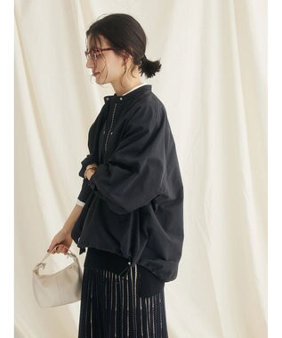 CRAFT STANDARD BOUTIQUE 綿ナイロングログランブルゾン Black