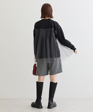 Green Parks チュールドッキングプルオーバー Black