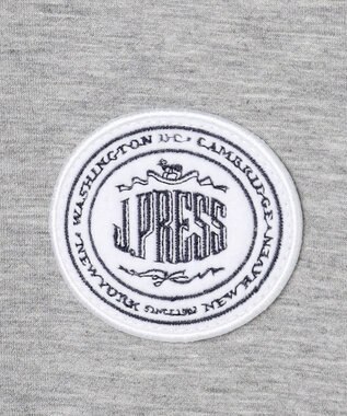 J.PRESS KIDS 【140-170cm】ダンボールニット ロゴ パーカー トップグレー