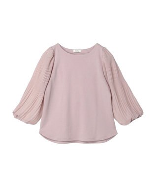 earth music&ecology マジョリカプリーツプルオーバー Grayish Pink