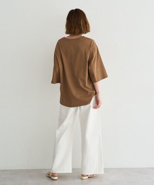 YECCA VECCA 綿麻バギーツイルパンツ Off White