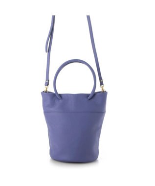 UNBILLION 【テレビ ドラマ着用アイテム】ペルケ perche / 姫路レザー丸手ハンドル2wayバケツバッグ パープル