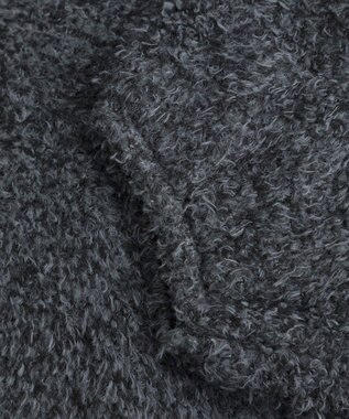 earth music&ecology オフショルフェザーニットプルオーバー Charcoal Gray