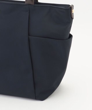 J.PRESS LADIES 【A4サイズ収納可】 ナイロン トート バッグ ネイビー系