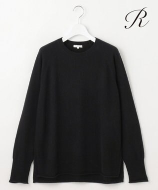 23区 S 【R(アール)】マイクロンメリノウール クルーネックニット ブラック系