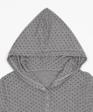 WEGO ヘンリーネックフードT 柄2