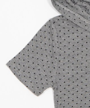 WEGO ヘンリーネックフードT 柄2