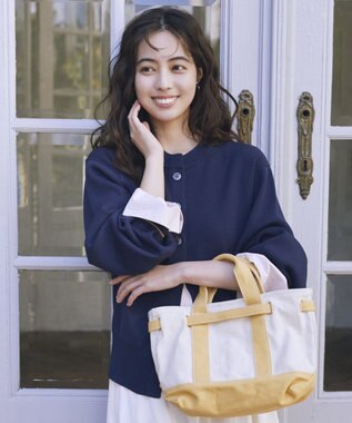 earth music&ecology フェイクレイヤードカーディガン Navy