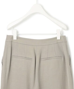 ICB L Vi/Ly/Liツイル ワイドストレートパンツ カーキ系