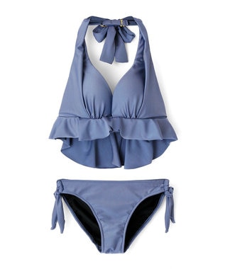 San-ai Resort（三愛水着楽園） 【SALE】ナチュラルだけどしっかり盛れる【ナチュラルアップブラ】Solidノンワイヤービキニ