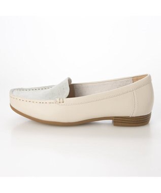 ing <ing>モカシューズ アイボリー