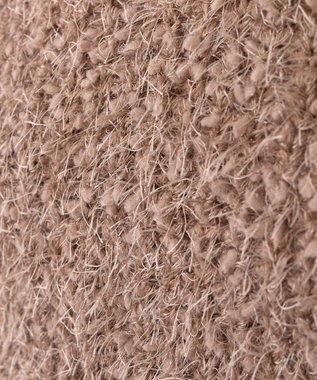 earth music&ecology ポンポンヤーンベスト Mocha