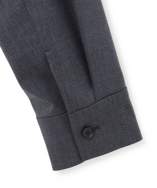 ICB 【洗える】 TWブロード ブルゾン チャコール系