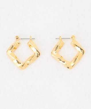  ツイストスクエアピアス