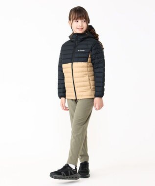 Columbia Columbia/ 【KIDS】パウダーライトII フーデッドジャケット /コロンビア Canoe、 Black
